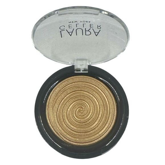 Laura Geller New York Baked Gelato Swirl Illuminator Gilded Honey 0.16 oz / 4.5g - Picture 3 of 4